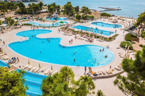 Schwimmbad des Ferienhauses