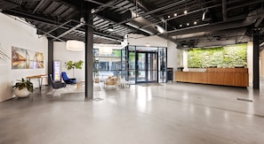 Sala de estar en el lobby
