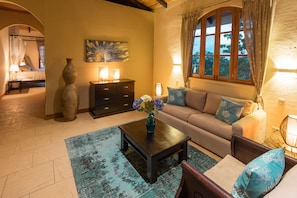 Ocean View Suite Sitting Room Looking towards Bedroom