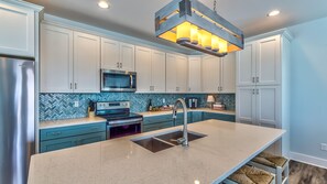 Gorgeous Custom Kitchen with Quartz Countertops