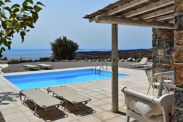 Schwimmbad des Ferienhauses