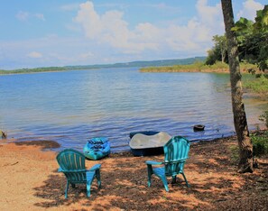 Our private piece of paradise!  Guests have use of double kayak & paddle boat