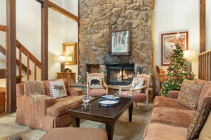 Wood Burning Fireplace