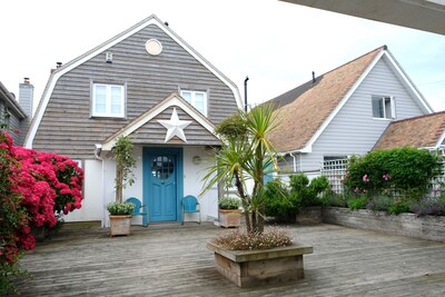 Hermosa casa frente a la playa, West Wittering, ideal para familias, vistas increíbles