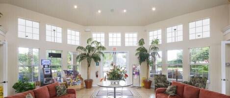 Lobby sitting area