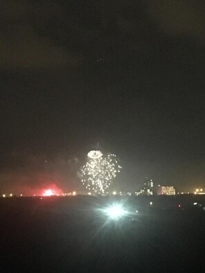Disney fireworks view from balcony 