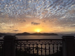 Every sunrise is different and beautiful. Photo taken from the balcony June 2020