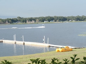 Knee Boarding in Lake