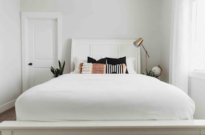 We recently upgraded our bedding to luxurious high end 100% cotton sheets. 