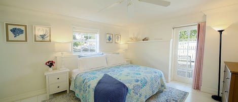 Master Bedroom with comfortable King bed