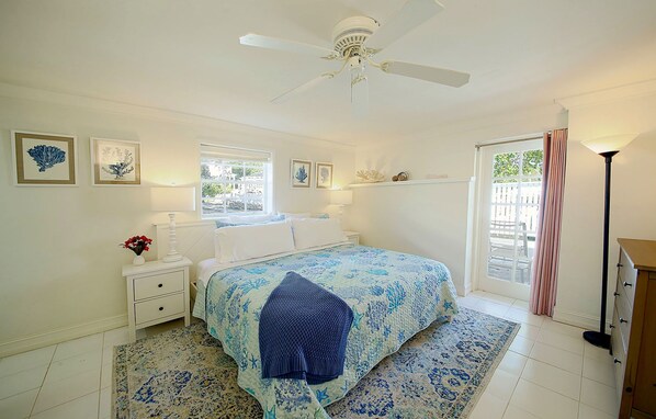 Master Bedroom with comfortable King bed