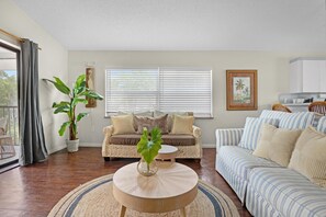 Living room w/pull out sofa