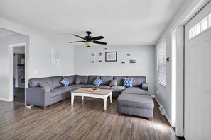 Living room with plenty of seating for everyone