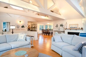 This is an "upside down house" with the living area on the second floor. 