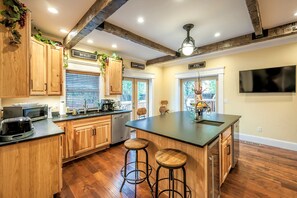 Kitchen - view from Laundry room