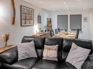 Delightful living area with wood burner | Thistlebank, Banton, near Kilsyth