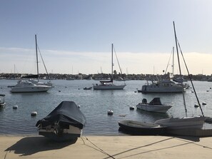View of the Harbor from the end of the street
