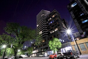 Front of property – evening/night