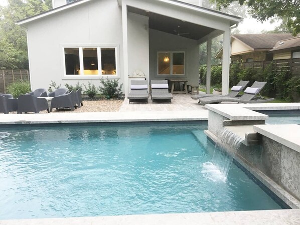 Resort style pool