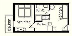 Apartment 1 - geräumige Wohnung mit kostenfreiem WLAN-grundriss