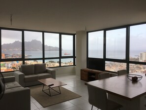 Ocean and mountain views from the comfort of your living room
