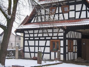 Snow, Window, Building, Wood, Door, Tree, Cottage, House, Plant, Biome