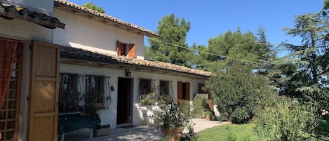 Plant, Sky, Property, Building, Window, Shade, Tree, Door, Cottage