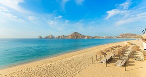 Private beach
