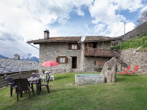 Cloud, Sky, Plant, Window, Mountain, Building, Highland, Grass, Leisure, Table