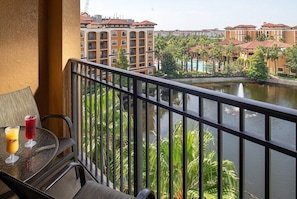 Sit out on your private furnished balcony to take in the water views!