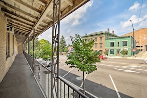 Walk to a local restaurant from your front door.