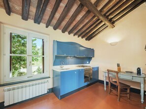 Property, Furniture, Building, Cabinetry, Countertop, Window, Wood, Table, Kitchen, Interior Design