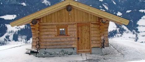 Snow, Log Cabin, Winter, Mountain, Hut, Shed, House, Mountain Range, Sugar House, Building