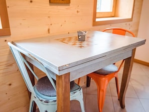 Furniture, Table, Room, Property, Wood Stain, Dining Room, Floor, Hardwood, Desk, Wood