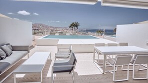 Open the door and step out onto your private balcony!