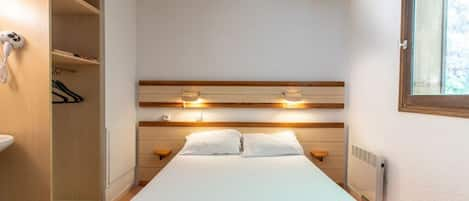 Drift to sleep in a comfortable Double bed after a wonderful day outside.