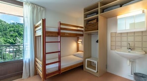 Lots of room for the kids in the bunk bed!