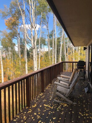 Golden leaves falling...