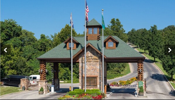 Beautiful hills winding up the property welcoming you.