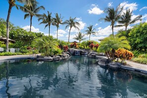 Tropical pool area