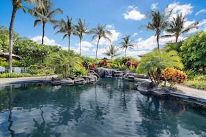 Tropical pool area