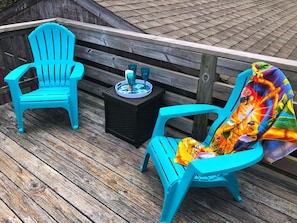 Catch some rays on the top deck while sipping a cool beverage.