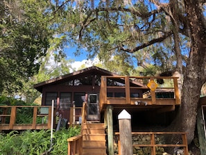 The deck, as seen from the dock.
