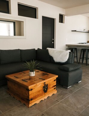 Hang by the couch and enjoy the TV