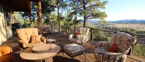 Amazing Views from the large entertaining deck