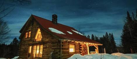 Nothing like a cozy cabin in winter.