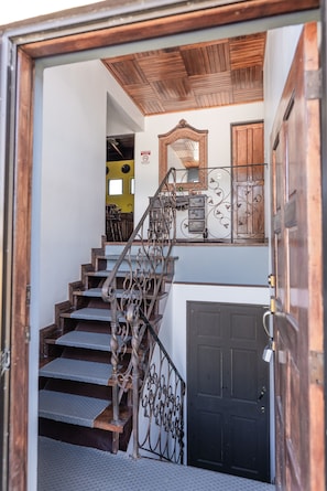 Steps to the house entrance