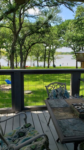view from private deck