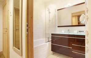Get ready for your day in the bathroom.