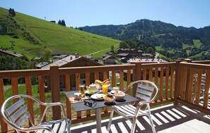 Views from the balcony will vary.